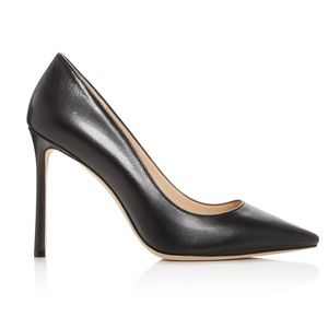 Jimmy Choo Romy 100 Black leather - Sz 41 / 11